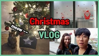 [ENG/RUS] 국제커플, 크리스마스 VLOG | 크리스마스 트리 만들기