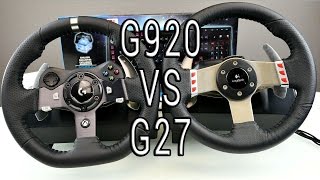 Logitech G27 vs G920 - Unboxing & Test - Worth the Upgrade ? - Xbox One Steering Wheel [4K]