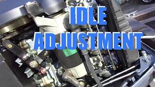 How to Adjust Yamaha 40hp Idle