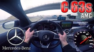 2017 Mercedes Benz C63s AMG (0-240 km/h) POV- Acceleration TEST ✔