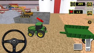 Traktör ile  beton taşıma || Excavator Tractor Concrete Transport - Android Gameplay
