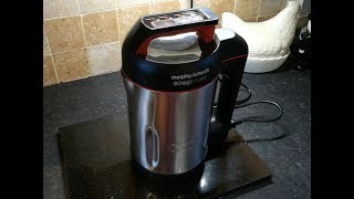 Morphy Richards Soup Maker unboxing, first use and review