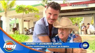 Andrés García y Leonardo García se reconcilian gracias a "El Burro" Van Rankin | Hoy