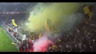 "אוהב מכל הלב" עם אבוקות(08.11.15) La Familia 05 "Mekol Halev" Pyro - Beitar Fans