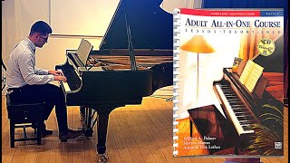 Alfred Adult's piano course | Chopin - Etude Op 10 No 3 | Beginner Piano Recital