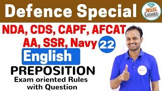 11:00 PM - Defence Special English by Sanjeev Sir | Day #22 | PREPOSITION Exam Oriented Rules