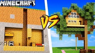 DOM NA DRZEWIE VS DOM POD ZIEMIĄ W MINECRAFT | Vito vs Bella