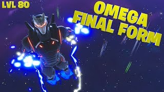 Fortnite Omega Skin Gameplay - Fully Upgraded All Challenges Complete - level 80 Tier 100 Armour Max