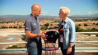 María de Villota - Cómo Quedó su Casco Tras el Accidente