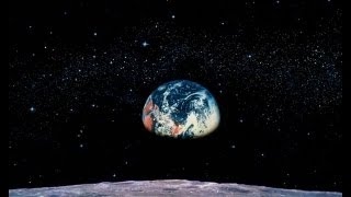 Вид Земли с лунной орбиты в HD