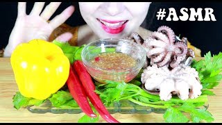 ASMR OCTOPUS + Chili + Celery (EXTREME EATING SOUNDS) NO TALKING | MISS PHAM