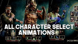Mortal Kombat 11: All Character Select Animations