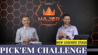PICK'EM НА 2 ЭТАП FACEIT Major 2018 от аналитиков SLTV (New Legends Stage)