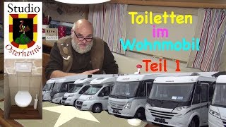 Toiletten Test bei Wohnmobilen Dethleffs 2018 Teil #1 Camping WC von den größen her Tipps Ratschläge