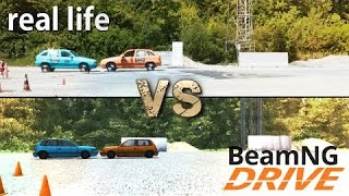 Сравнение физики реальной жизни и BEAM NG DRIVE