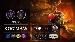 Kog'Maw Top vs Jayce - EUW Master Patch 9.6
