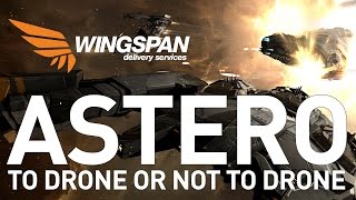 EVE Online Stealth Bomber Solo PVP - Astero, to drone or not to drone?