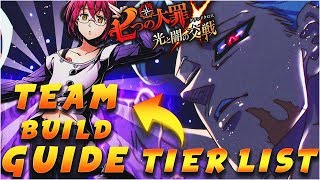 TEAM BUILDING GUIDE DISCUSSION  + FULL TIER LIST! | Seven Deadly Sins: Grand Cross