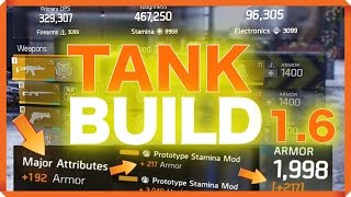The Division | Ultimate | TANK BUILD | 470K Toughness | 330K DPS | ARMOR MODS | 1.6 | PVE & PVP