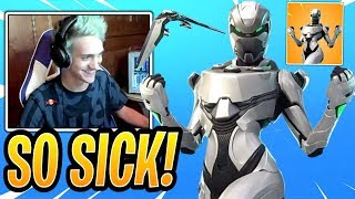 Ninja Reacts to *NEW* Xbox Exclusive "EON" Skin! Leaked Skin - Fortnite Best and Funny Moments