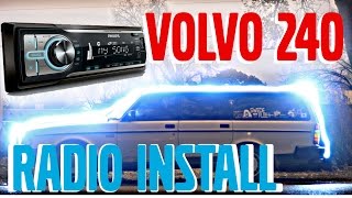 ??HOW TO Volvo 240 Aftermarket Radio Installation - 1976-1993