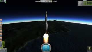 Kerbal Space Program! плагин Vostok Spacecraft. Орбитальный полет корабля Восток (старт, часть-1)