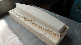 Изготовление матрицы модели корабля на фрезерном станке с ЧПУ
