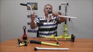 Новинка! Ледобур Iceberg Mini 130(R)-850. Комплектующие к ледобурам Iceberg