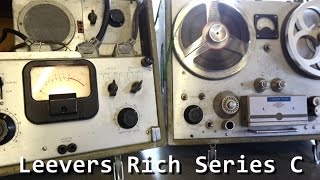 Leevers Rich Series Cs vintage reel to reel tape recorder