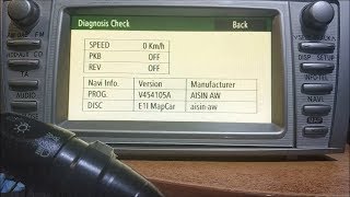 Как войти в Скрытое Сервисное Меню Навигации Toyota Lexus How to enter the Hidden Service Menu