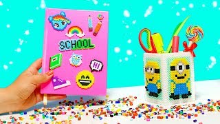 DIY СНОВА В ШКОЛУ | ШКОЛЬНЫЕ ПРИНАДЛЕЖНОСТИ ГАДКИЙ Я 3 и СТИКЕРЫ | BACK TO SCHOOL DIY + ЛАЙФХАКИ