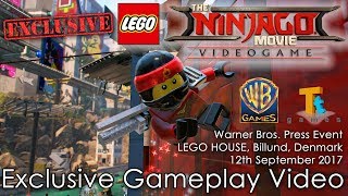THE LEGO NINJAGO MOVIE VIDEO GAME EXCLUSIVE GAME PLAY SEPTEMBER 2017 PRESS EVENT