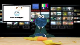 Cookie Monster the News I Cookie the News