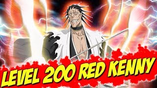 Bleach Brave Souls LEVEL 200 RELEASED RED KENPACHI