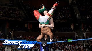 Xavier Woods vs. Aiden English - U.S. Title Tournament First Round: SmackDown LIVE, Jan. 2, 2018