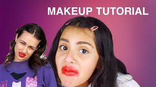 Miranda Sings Halloween Makeup Tutorial | Queen Nai