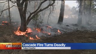 1 Dead In Cascade Fire Burning In Yuba County