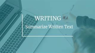 PTE Writing Summarize Written Text - Repeated Material 2019