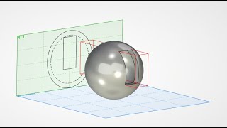 Инженерная графика Пересечение сферы и многогранника