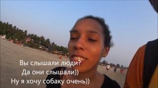 Гоа блог 117. Что происходит на пляже арамболь, реальные пляжи Гоа. Собаки, клубника, настоящая пица