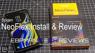 Spigen Neo Flex Screen Protector Install for the Samsung Galaxy Note 9