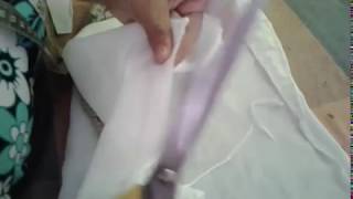 Como aumentar a largura  da blusa