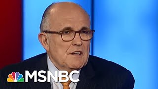 Why Did President Donald Trump Add Rudy Giuliani To His Legal Team? | Velshi & Ruhle | MSNBC