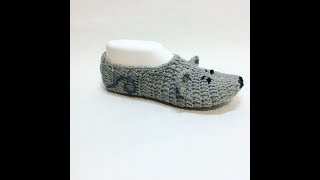 Следки тапочки мышки крючком Проще не бывает