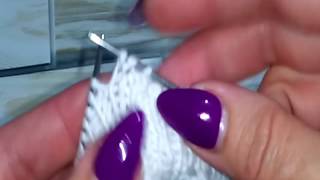 Эластичное закрытие резинки 1*1 спицами.