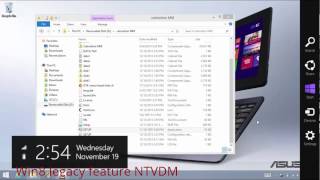 Install older 16 bit applications on Windows 8 (32 bit version)