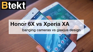 Honor 6X vs Sony Xperia XA