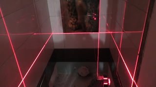 Скоростная укладка плитки в туалете!