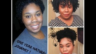 My Natural Hair Journey | One Year Natural