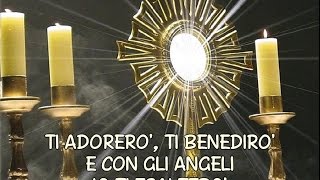 TI ADORERO', con testo, canto di adorazione, Edizioni RnS 2006